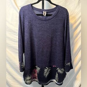 🌺 Bundled Price - Women's Floral Hem Top